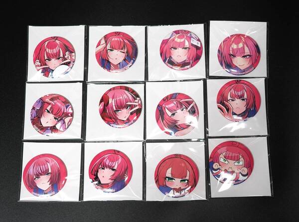 ミツモトダイアがいっぱいくじ 缶バッジ12種コンプセット e-amusement麻雀ファイトガール