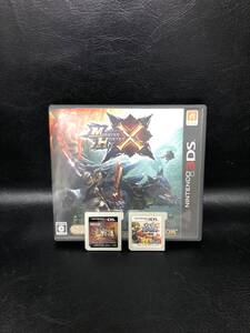 【3本セット】NINTENDO 3DS ソフト モンスターハンター4/X 大乱闘スマッシュブラザーズ まとめ