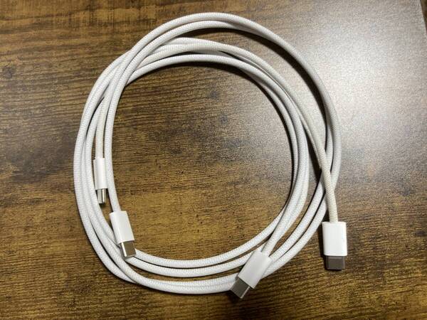 Apple 編み込み式 USB-C充電ケーブル (1m) A2795 2本セット
