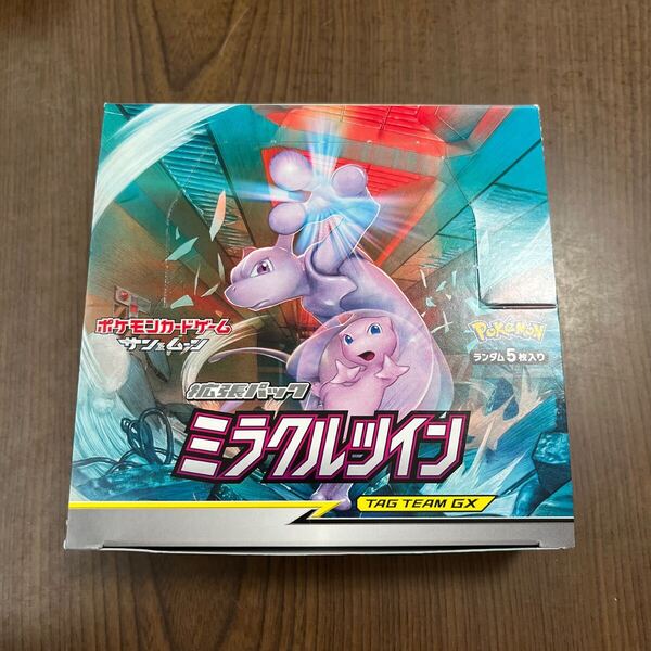 706p1137☆ ポケモンカードゲーム サン&ムーン 拡張パック「 ミラクルツイン」 BOX
