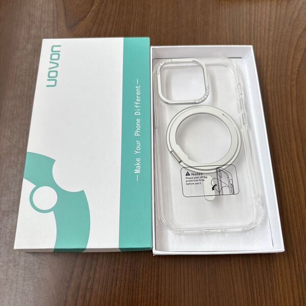 706p2516☆ iPhone 14 Pro 用 ケース Magsafe対応 アイフォン14プロ カバー 360°回転スタンド Uovon スマホケース