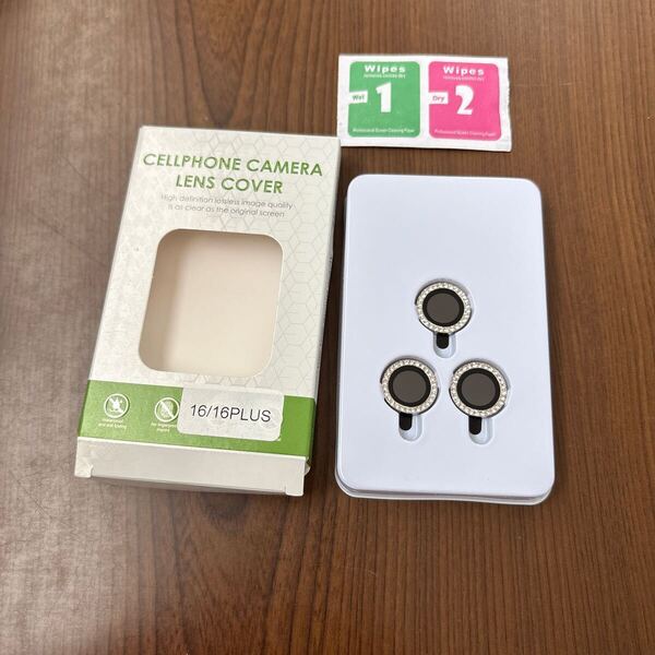 706p2530☆ Suoman (2+1個入り)for iPhone 16/16 Plusカメラレンズ保護カバー アイフォン16/16 プラスカメラレンズ保護フィルム