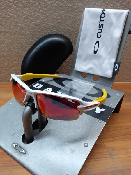 【美品♪偏光♪】OCEカスタム/アジアンフィットフィット/フラック2.0/オークリー/oakley/flak2.0 検サング