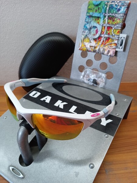 【美品♪偏光♪】アジアンフィット/ハーフジャケット2.0/オークリー/oakley/half jacket2.0/検サングラス釣りラン自転車