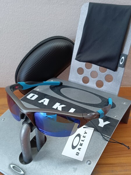 【未使用♪偏光♪】グレーフレーム/アジアンフィット/ハーフジャケット2.0/オークリー/oakley/half jacket2.0/検サングラス釣りラン自転車