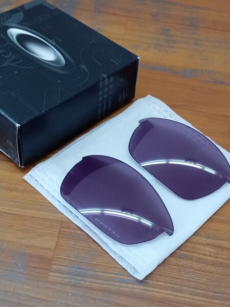 【美品♪レンズのみ♪】プリズムロードブラック/アジアンフィット/ハーフジャケット2.0/オークリー/oakley/half jacket2.0/検サングラス