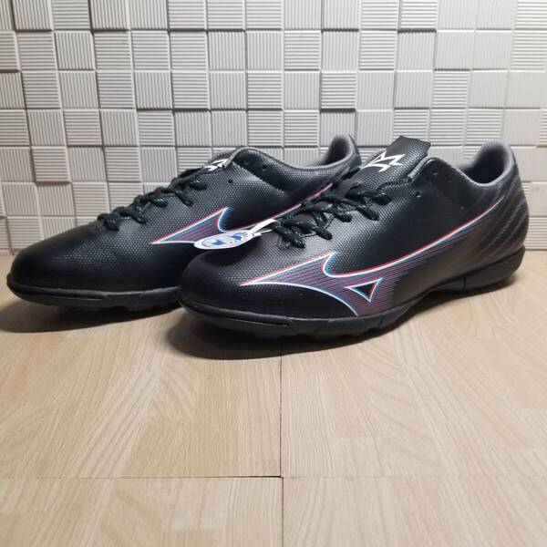 送料無料・新品未使用!!ミズノ MIZUNO サッカーシューズ トレーニング / ミズノ アルファ SELECT / 黒 定価9350円 25.5cm