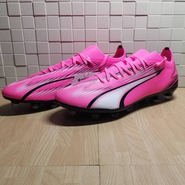 送料無料・新品未使用!!プーマ PUMA サッカーシューズ スパイク / ウルトラマッチ HG/AG / ピンク 定価10890円 28.0cm