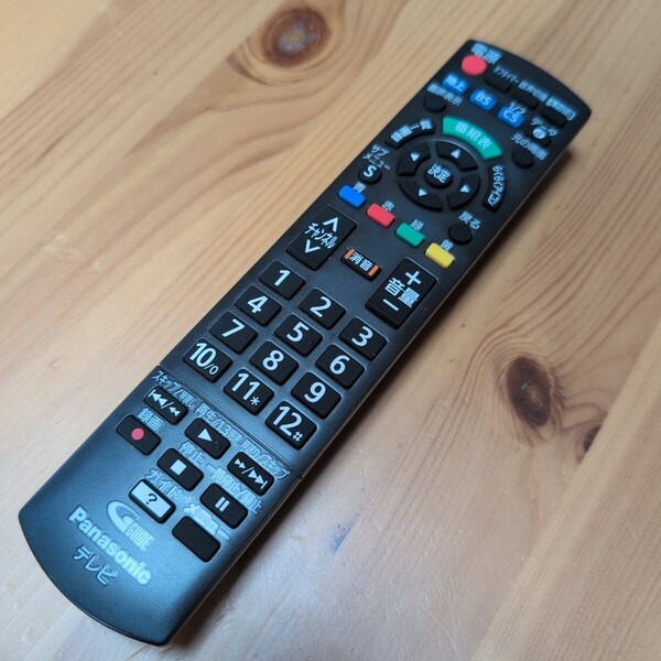 送料無料 【即決/動作確認済/不良品返金保証】TVリモコン 信号確認済 Panasonic N2QAYB000814 BM