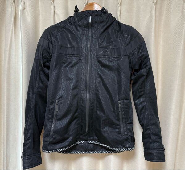 【中古】 クシタニ KUSHITANI フルメッシュパーカージャケット レディース ブラック Mサイズ メッシュジャケット