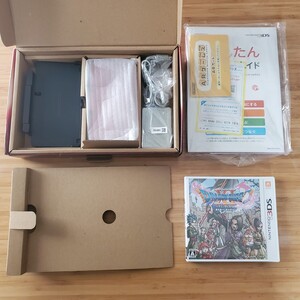 1円スタート! 3DS ニンテンドー3DS 本体 箱説 一式 シリアルナンバー一致 ドラゴンクエスト11おまけ