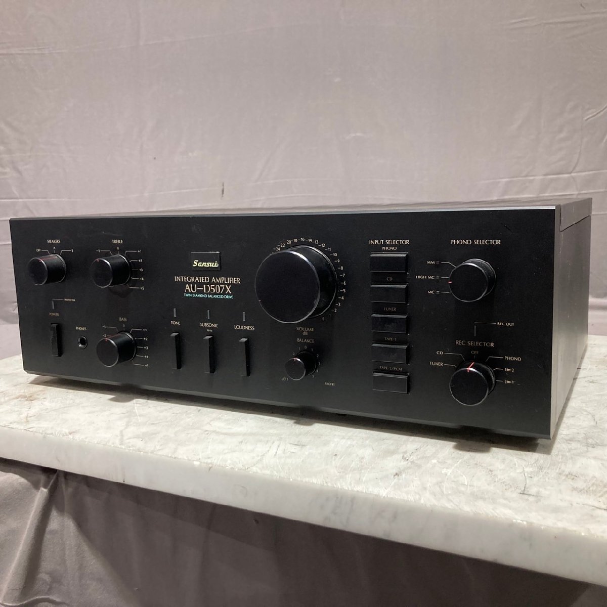 sansui 山水 プリメインアンプ AU-D507X【ジャンク】 Yahoo!オークション -「au-d507x」(アンプ) (オーディオ機器)の