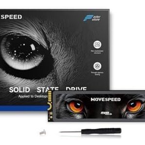 MOVE SPEED M.2 SSD 4TB PS5動作確認済み PCIe Gen4x4 NVMe 2280 ヒートシンク搭載