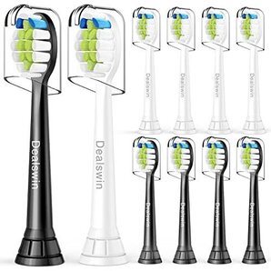 【10本入り】Dealswin フィリップス ソニッケアー 電動歯ブラシ 用の 替えブラシ 家庭用交換ブラシヘッド 歯垢除去 ダイ