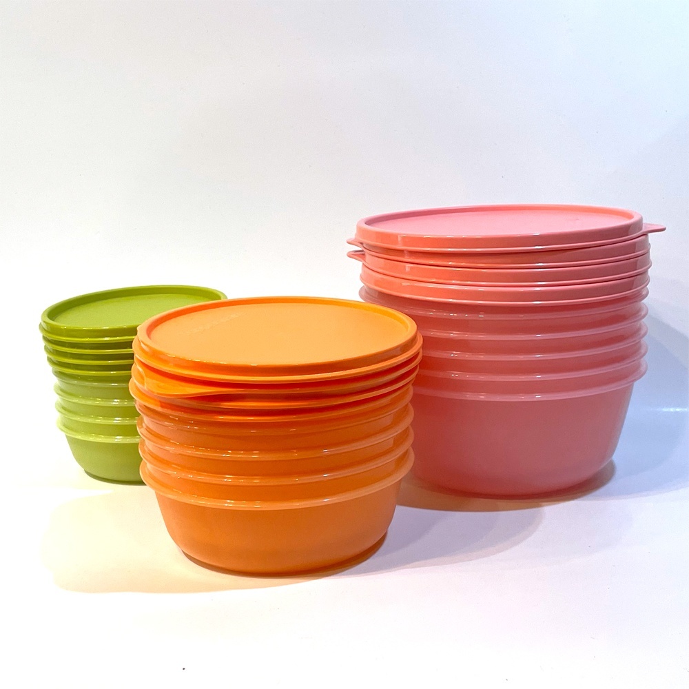 未使用⭐️Tupperware タッパーウェア 4点セット 昭和レトロ