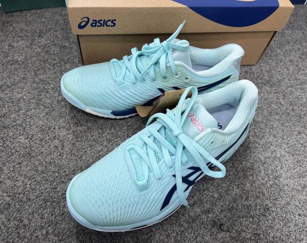 【送料込】★訳あり特価★asics アシックス テニスシューズ 23.5cm レディース SOLUTION SPEED FF 2 OC オムニ・クレー 1042A135‐403