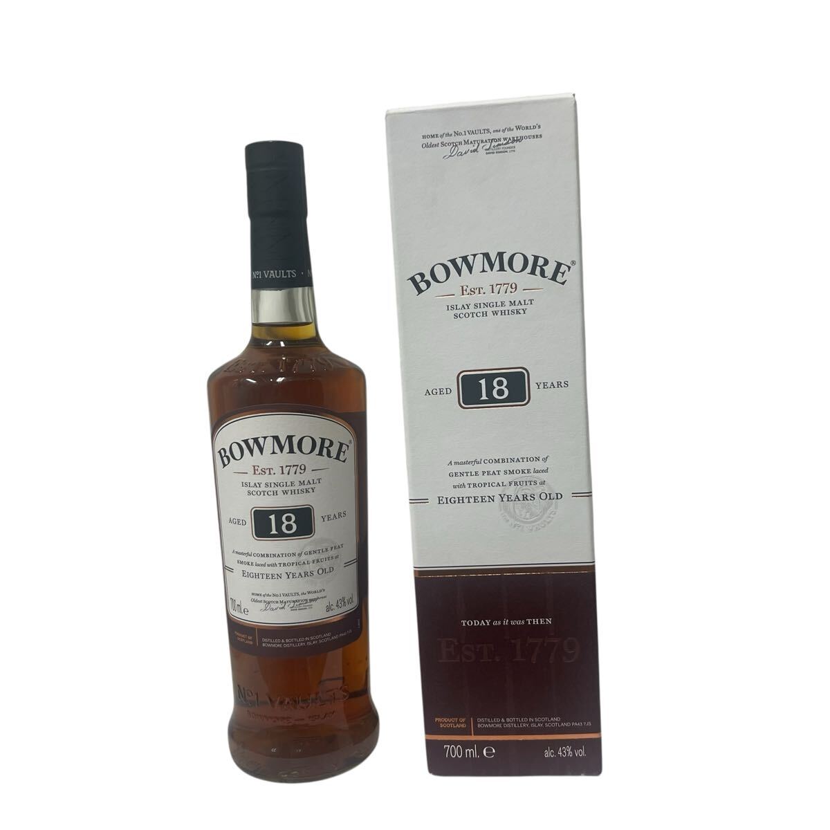 未開栓! BOWMORE ボウモア 18年 ウイスキー 箱付き ウイスキー