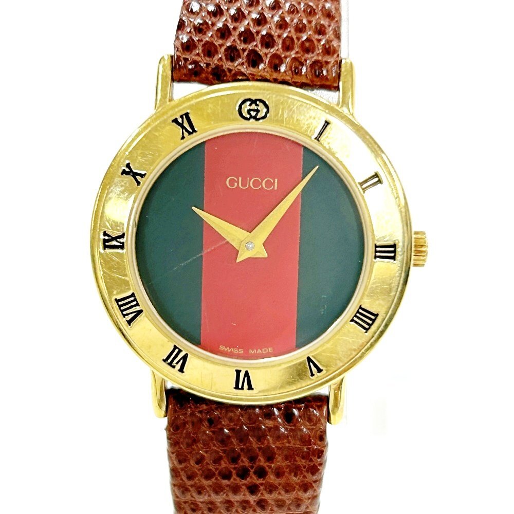 【付属品付き】GUCCI時計 3000.2.L 新品ベルト 新品電池 Yahoo!オークション -「グッチ 3000.2.l」の落札相場・落札価格