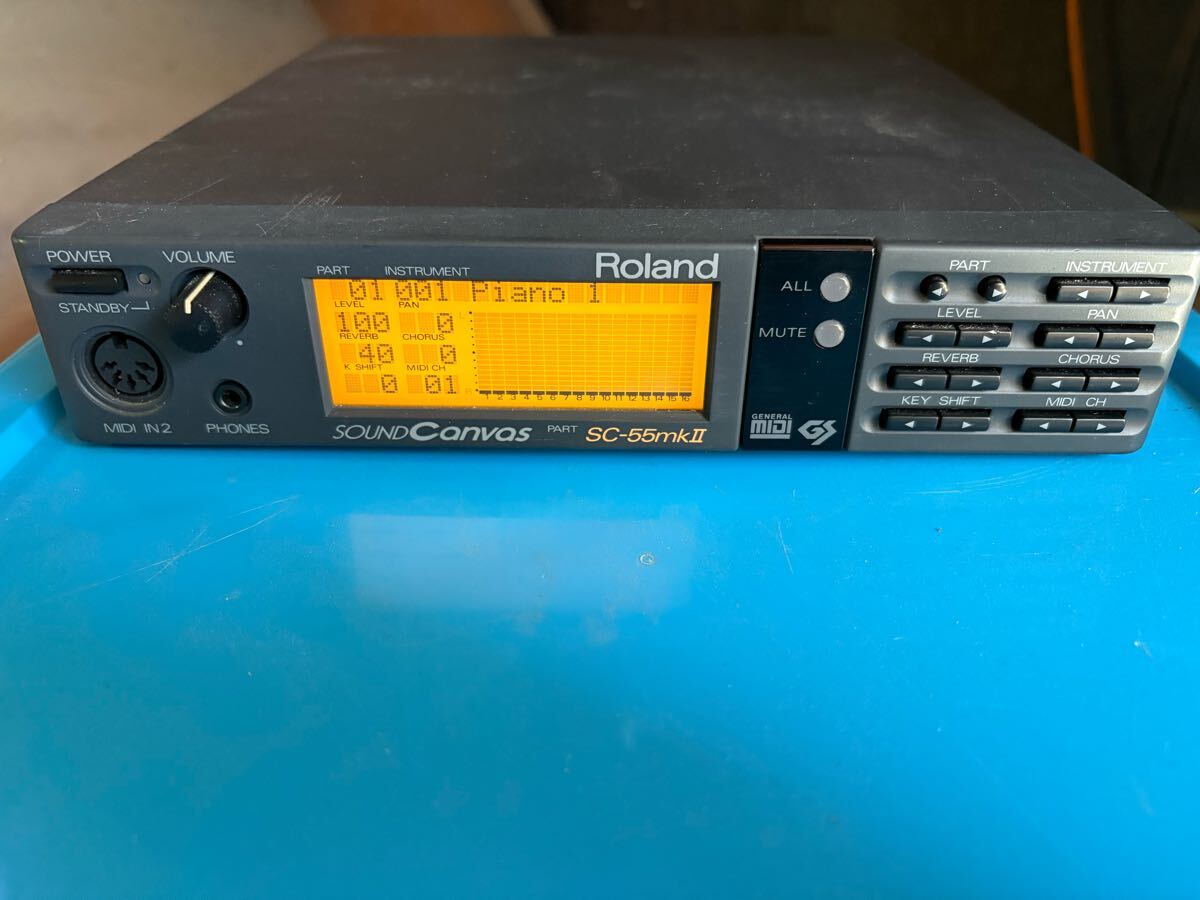 Roland ローランド SC-55mk2 MIDI音源【通電確認のみジャンク】 Yahoo!オークション -「roland sc-55mk2」の落札相場・落札価格