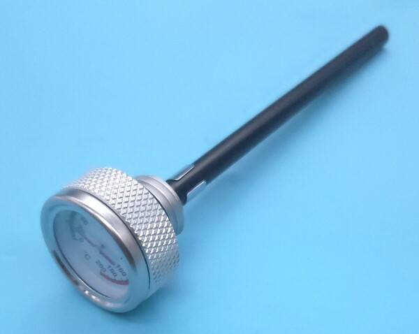 TS10即納30日保証新品 シルバー 銀 ハンターカブ CT125 JA55 JA65 クロスカブ CC110 JA45 JA60 オイルフィラーキャップ 油温計 アナログ