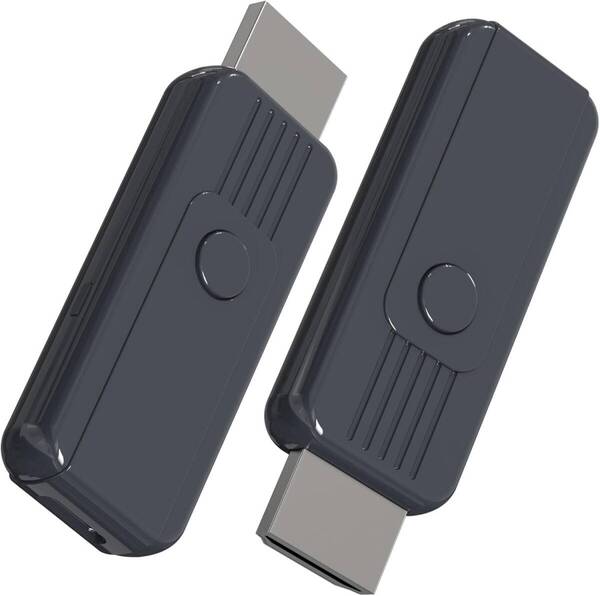 ワイヤレス hdmi 送受信機セット hdmi 無線化 【2024最新】小型 Miniトランスミッター レシーバー 挿すだけ使える 30m安定無線伝送