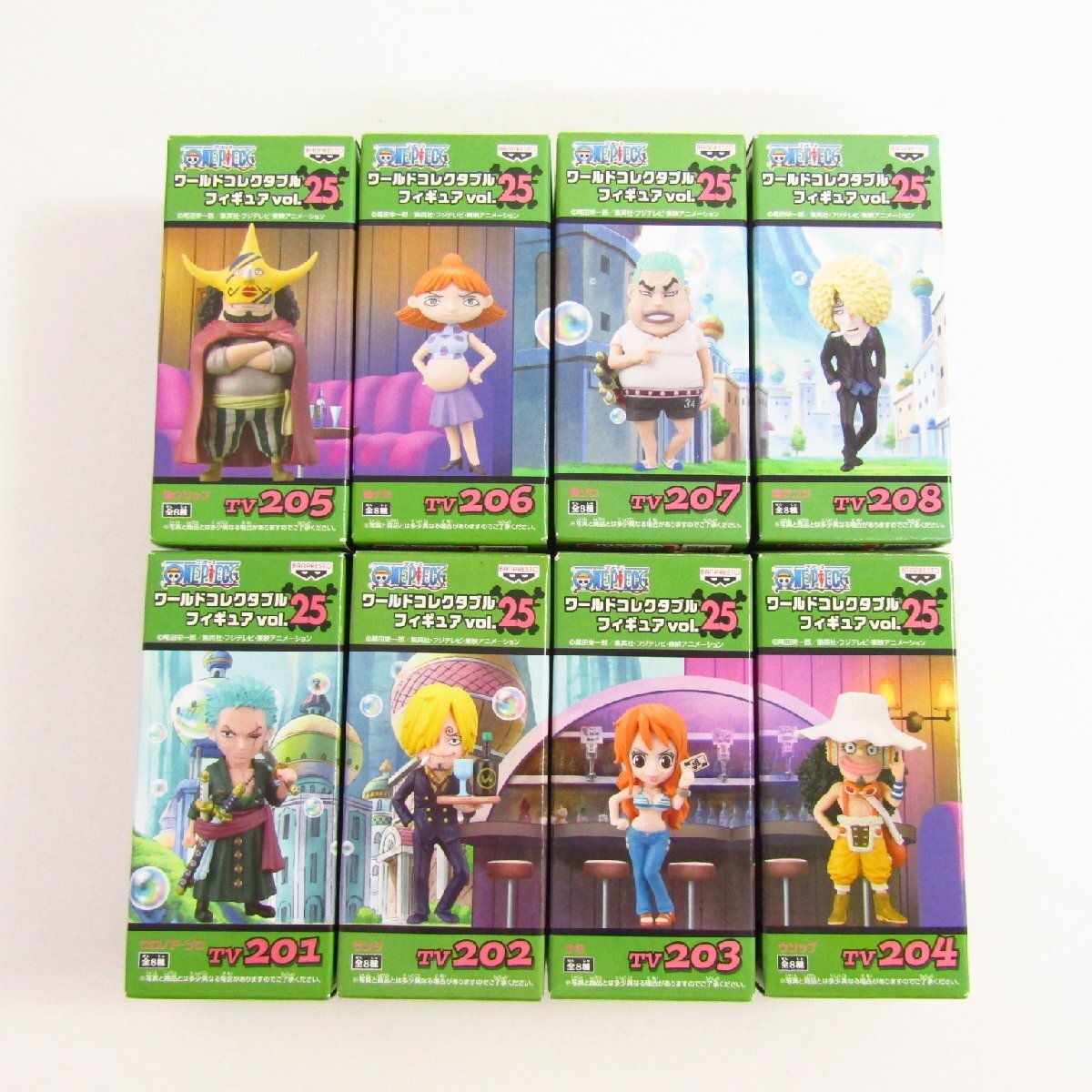 ワンピース ワールドコレクタブル vol.25 開封品 箱なし コンプ品 最安値 ワンピース ワールドコレクタブル vol.25 開封品 箱なし コンプ