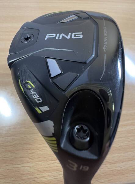 美品 ピン Ping g430 ユーティリティ ハイブリッド 3u 19度 ALTA J CB BLACK フレックス S
