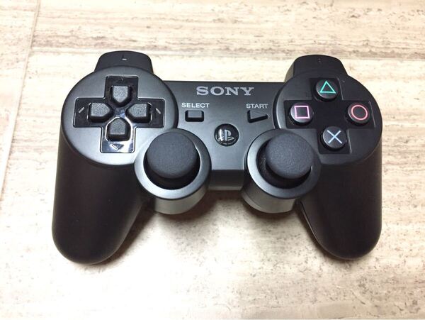 ★ほぼ未使用品即決★分解清掃済み★PS3 SONY純正品 コントローラー デュアルショック3 ブラック