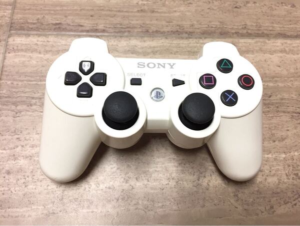 ★動作良品即決★分解清掃済み★PS3 SONY純正品 コントローラー デュアルショック3 ホワイト