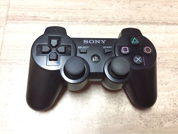 ★ほぼ未使用品即決★分解清掃済み★PS3 SONY純正品 コントローラー デュアルショック3 ブラック★