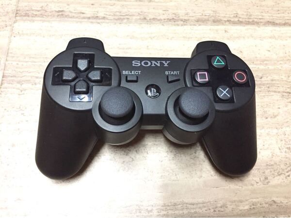 ★ほぼ未使用品即決★分解清掃済み★PS3 SONY純正品 コントローラー デュアルショック3 ブラック