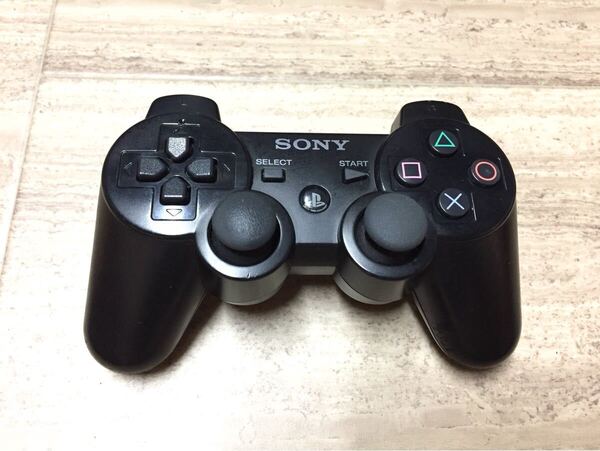 ★動作良品即決★分解清掃済み★PS3 SONY純正品 コントローラー デュアルショック3 ブラック