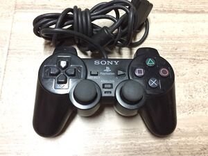 ★動作良品即決★PS2 SONY純正品 コントローラー デュアルショック2 ブラックMS