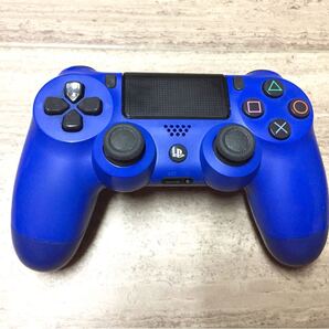 ★美品即決★PS4 SONY純正品 コントローラー デュアルショック4 ブルー