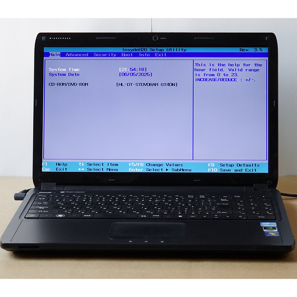 P027 mouse TWH Core i7-2630QM メモリー8GB 15.6インチ マウンター無 DVD GTX540M バッテリー付属 DVD ジャンク