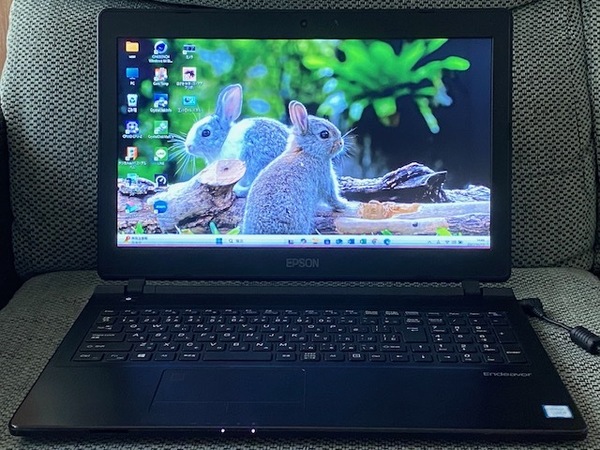 値下EPSON Endeavor NJ4300E 第8世代CPU Corei5-8265U @1.60GHz 増設16GB 新品NVMe M.2SSD512GB Windows11Pro Webカメラ 15.6型 office365