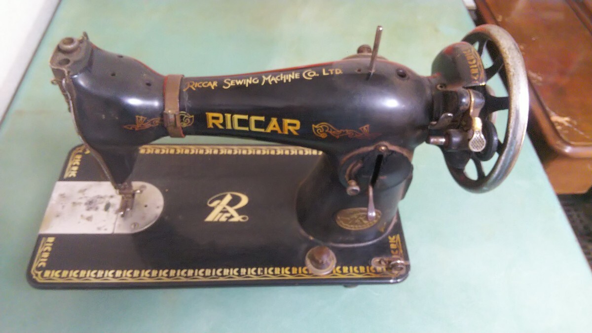 ミシン　レトロ　アンティーク　リッカーミシン レトロミシン 昭和レトロミシン リッカーレトロミシン リッカ