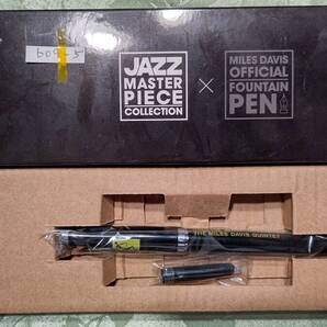 609-5 万年筆 JAZZ MASTER PIECE COLLECTION × MILES DAVIS マイルス・デイヴィス OFFICIAL FOUNTAIN PEN コンバーター&カートリッジ付き