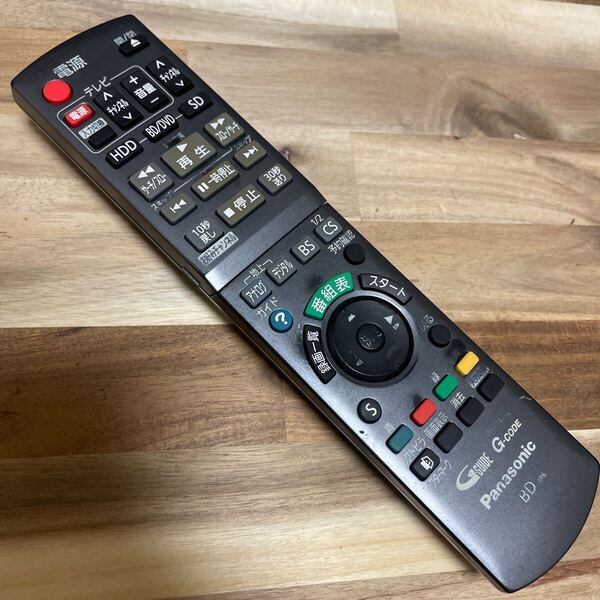L2378 Panasonic パナソニック BD リモコン N2QAYB000472