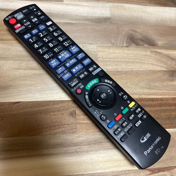 S2435 電池蓋なし Panasonic パナソニック BD リモコン N2QAYB001069