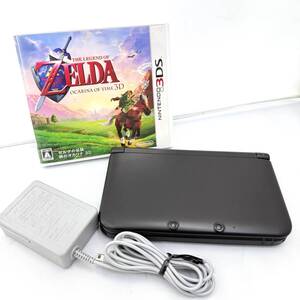 □■0607 NINTENDO ニンテンドー3DS LL スーパーロボット大戦 本体カバー下のみ ゼルダの伝説 時のオカリナ 中古品