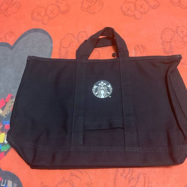 スタバ スターバックス トートバッグ ハンドバッグ 熊 海外限定 ブラック