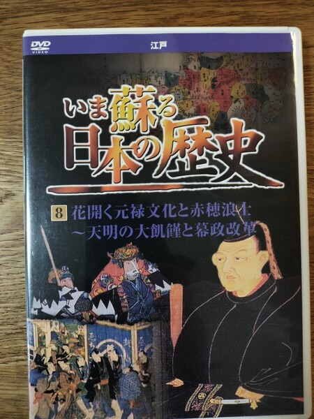 いま蘇る日本の歴史8/花開く元禄文化と赤穂浪士、天明の大飢饉と幕政改革「べらぼう」江戸時代 (DVDドキュメント/その他)