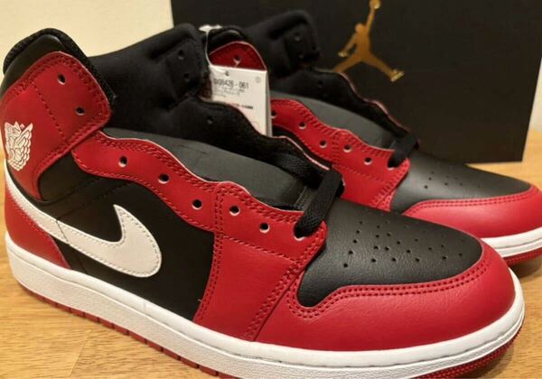 即決29.5cm NIKE AIR JORDAN1 MID Gym Red/Black 新品 DQ8426-061エア ジョーダン1