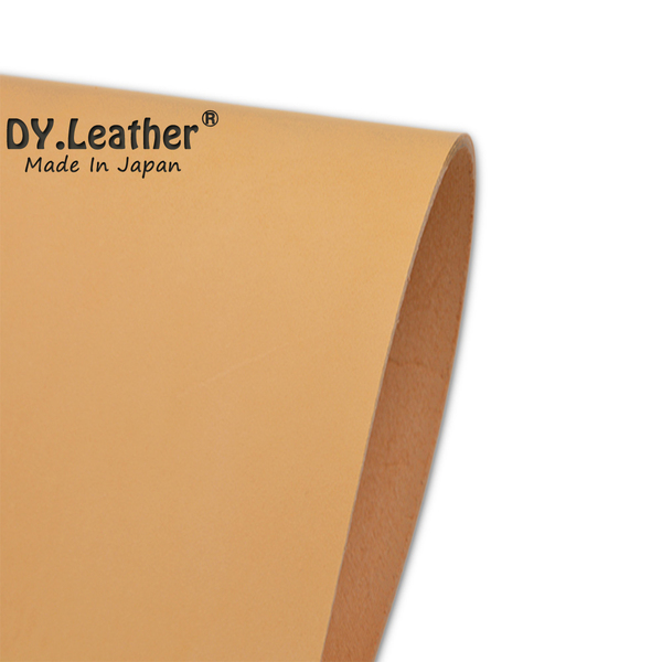 【DY.leather 正品】「A4サイズ杏/品質6/1.5mm」国産新品特価 ヌメ革はぎれ アプリコットタンニンなめし~送料無料~