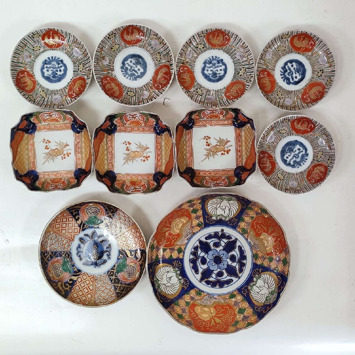 古伊万里 羽衣図 錦絵 珍しい図案 31cm