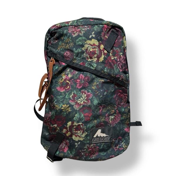 美品 グレゴリー 旧ロゴ エブリデイ ガーデンタペストリー 花柄 GREGORY リュック