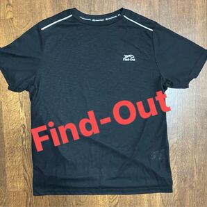 Find-Out ワークマン Move Active Running ブラック M 半袖Tシャツ