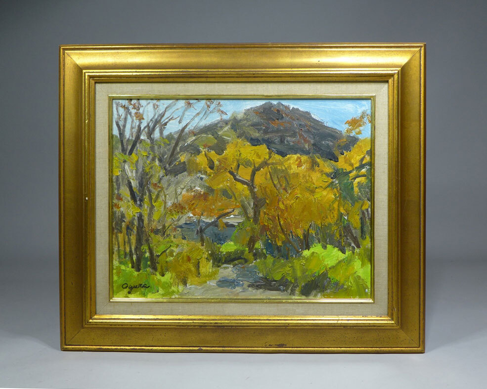 絵画 油絵 大沼錦秋(赤城山) Yahoo!オークション -「赤城山」(絵画) (美術品)の落札相場