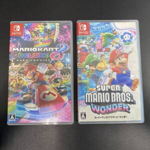 NINTENDO SWITCH マリオカート8デラックス スーパーマリオブラザーズ ワンダー カセットケース付